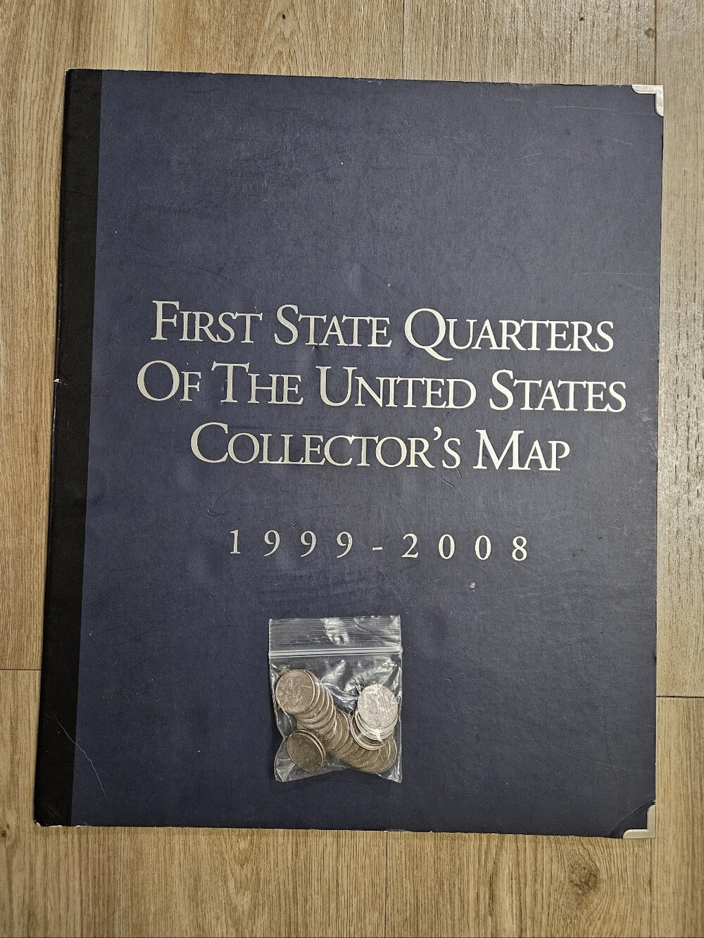 First State Quarters of the United States Collector’s Map 1999-2008